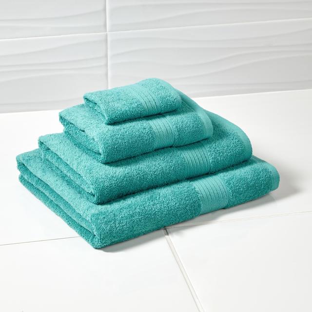 Morrisons Super Soft Teal Bath Sheet  