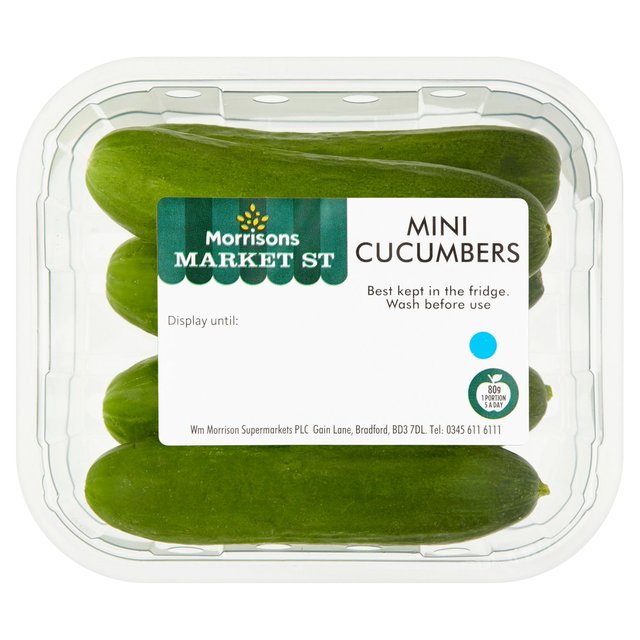 Morrisons Mini Cucumbers 200g