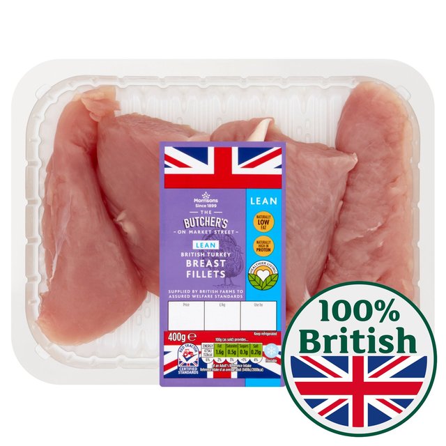 Morrisons Lean British Turkey Breast Fillets 400g