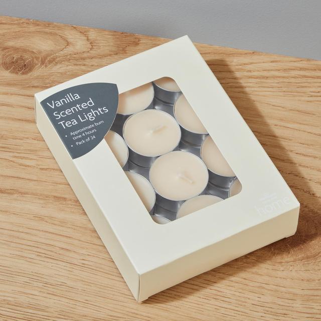 Morrisons Vanilla Tealights  24 per pack