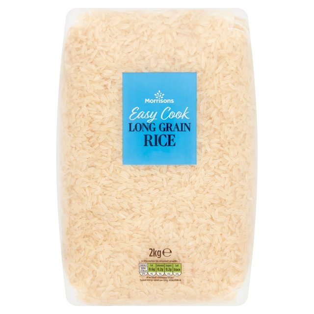 Morrisons Easy Cook Long Grain Rice 2kg