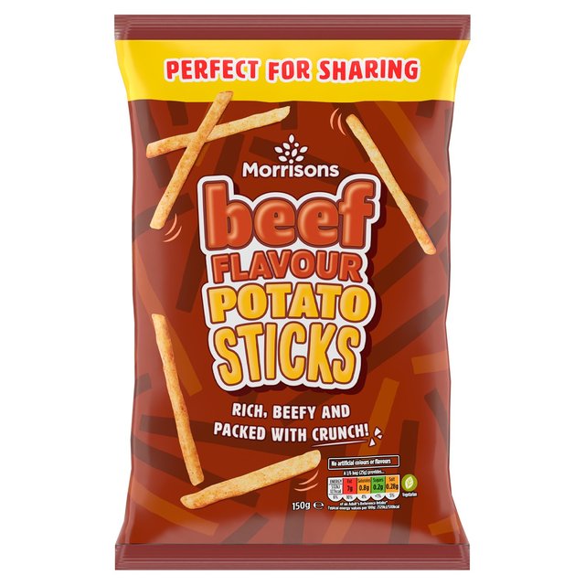 Morrisons Beef Flavour Potato Sticks 150g