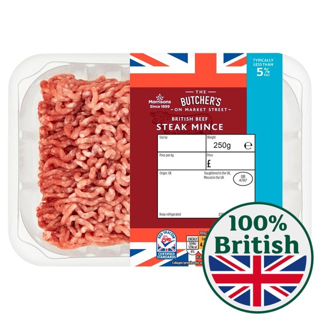 Morrisons British Beef Steak Mince  250g