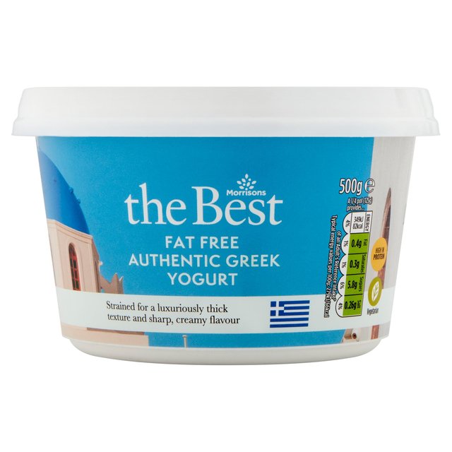 Morrisons The Best Greek Yogurt 0% Fat 500g