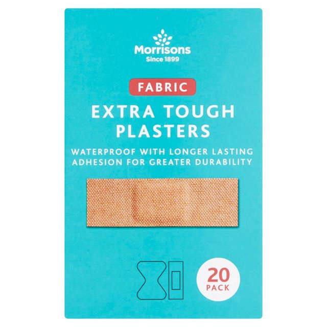 Morrisons Extra Tough Plasters 20 per pack