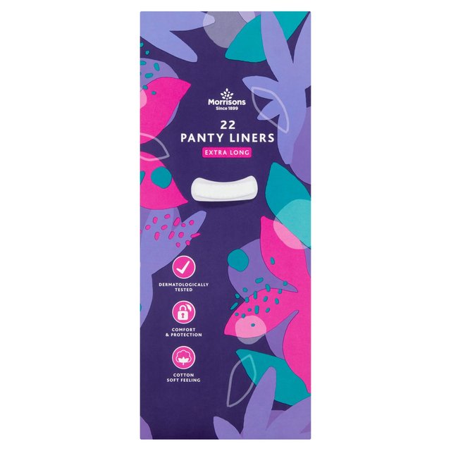 Morrisons Panty Liners Extra Long 22 per pack