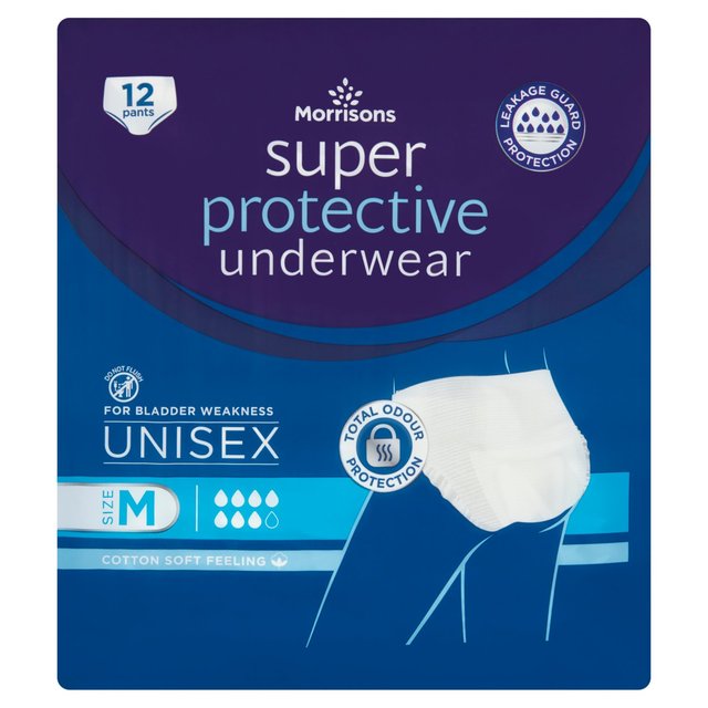 Morrisons Incontinence Comfort Pants Super Protection Medium 12 per pack