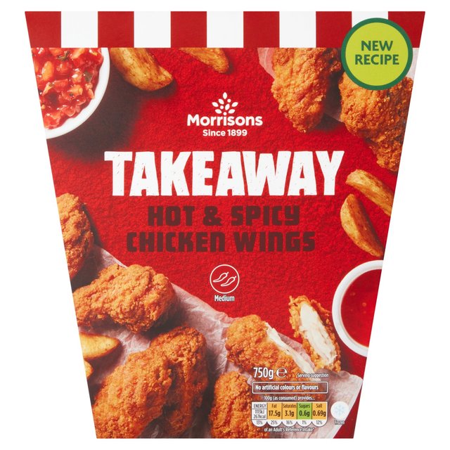 Morrisons Hot & Spicy Chicken Wings 750g