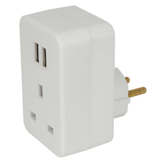 Morrisons USB / European Travel Plug Single 