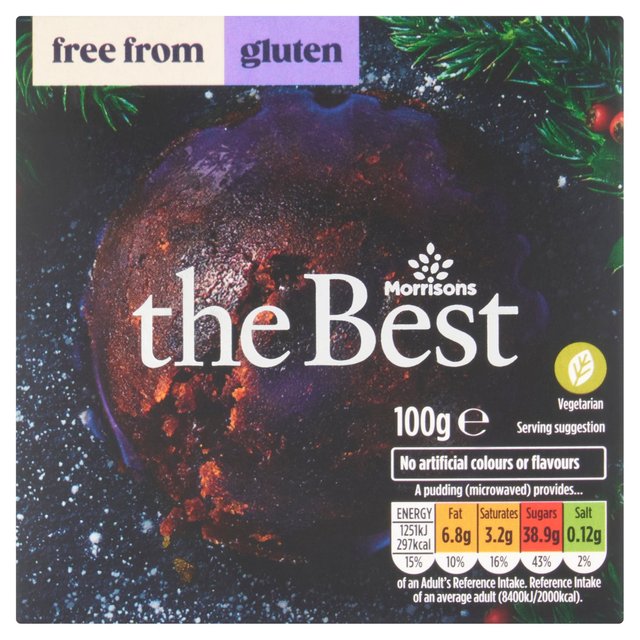 Morrisons The Best Free From Christmas Pudding 100g