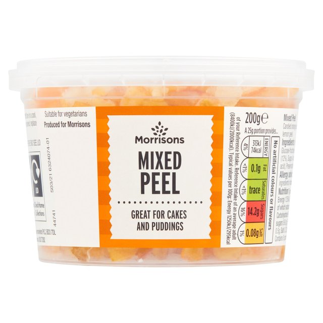 Morrisons Mixed Peel 200g