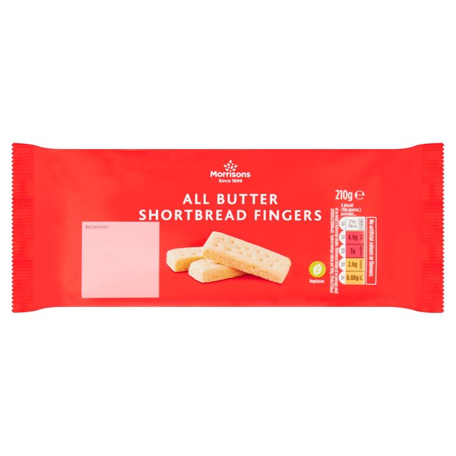 Morrisons Shortbread Fingers  210g