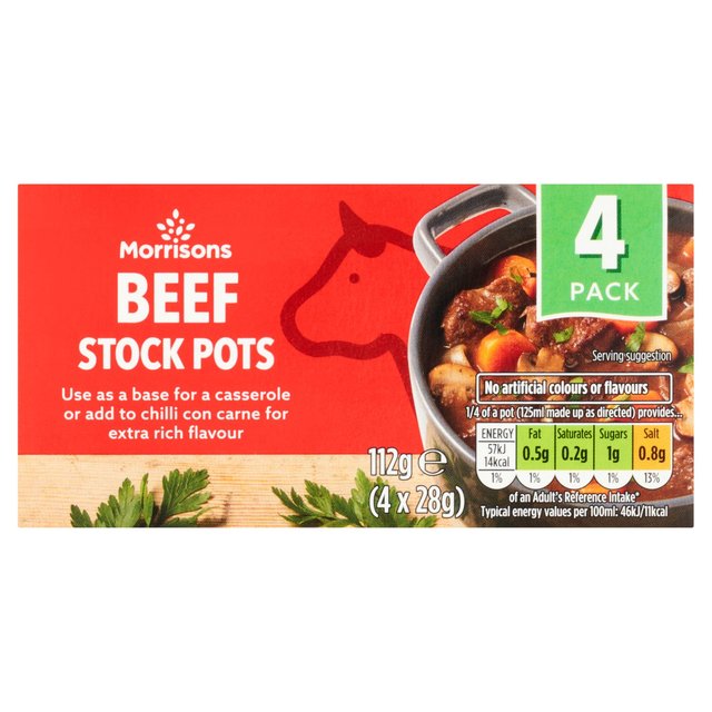 Morrisons Beef Stock Pot 4 x 28g