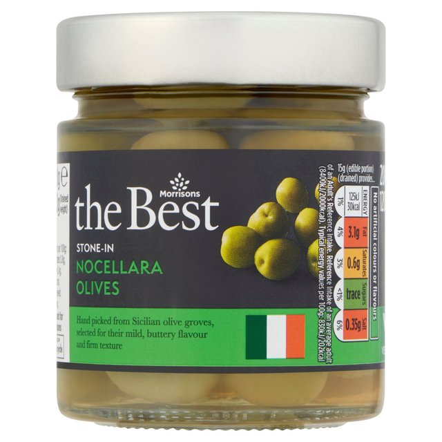 Morrisons The Best Nocellara Olives (200g)  200g