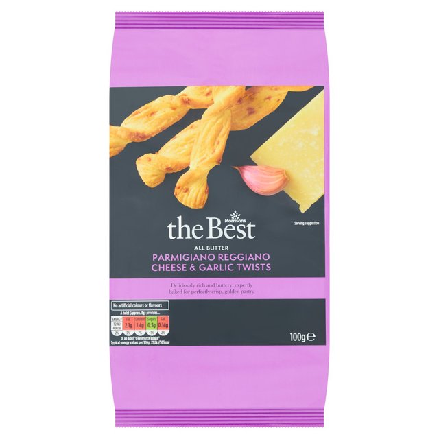 Morrisons The Best Parmesan & Garlic Twists  100g