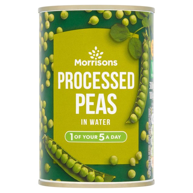 Morrisons Small Processed Peas In Water (300g) 180g