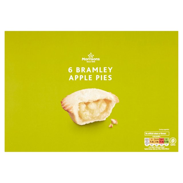 Morrisons Apple Pies 6 per pack