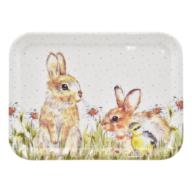 Nutmeg Home Countryside Rabbit Small Tray 