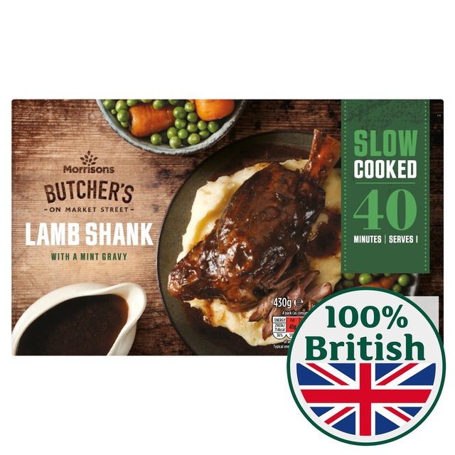 Morrisons Slow Cooked Mint Gravy Lamb Shank 430g