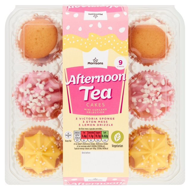 Morrisons Mini Afternoon Tea Cakes 9 per pack