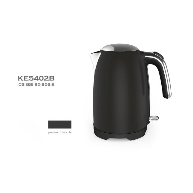 Morrisons Siena Black Kettle 1.7 Litre 