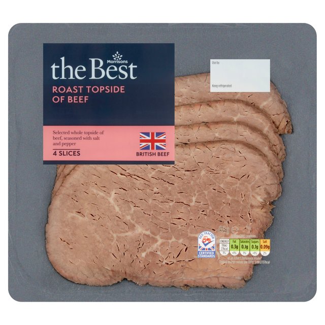 Morrisons The Best Topside Beef 80g