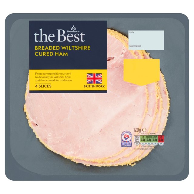 Morrisons The Best British Breaded Wiltshire Ham  120g