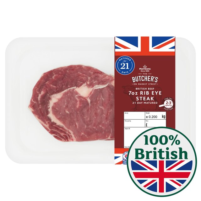 Morrisons Rib Eye Steak 200g