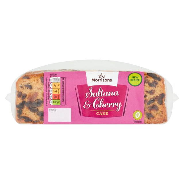 Morrisons Sultana & Cherry Slab Cake 