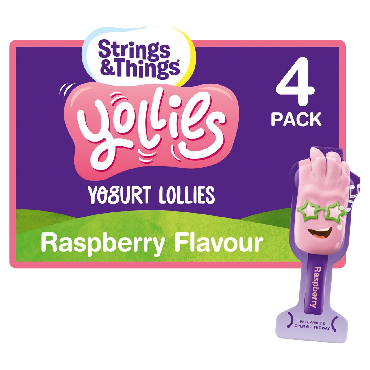 Strings & Things Yollies Raspberry Yogurt Lollies