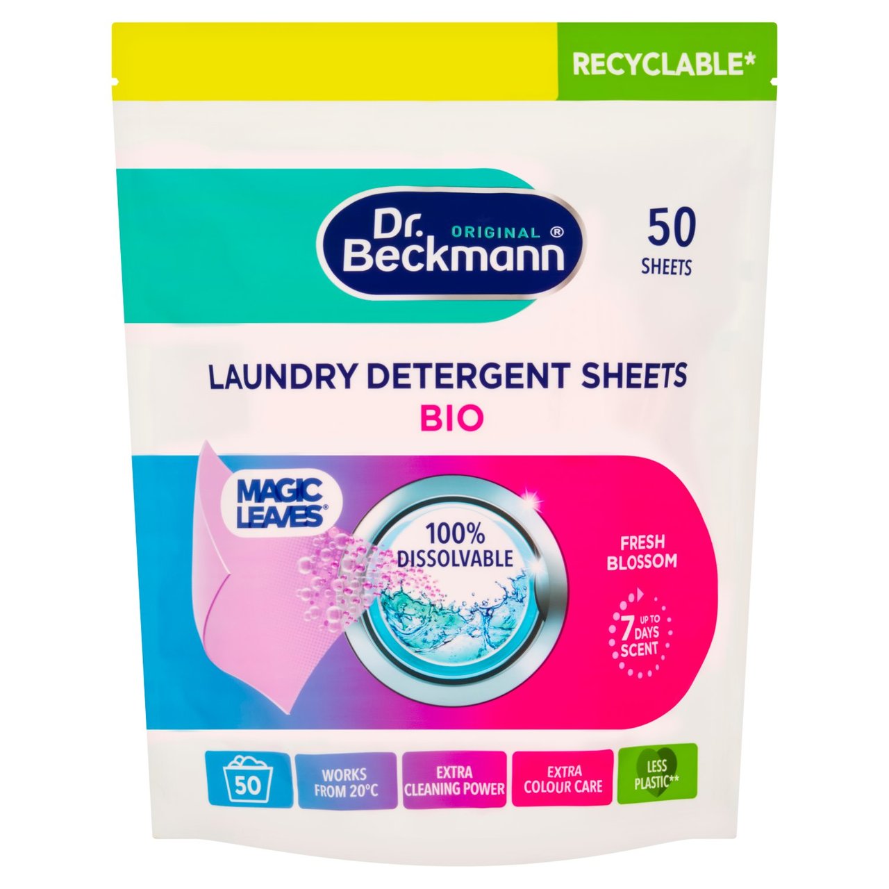 Dr Beckmann Magic Leaves Laundry Sheets Bio