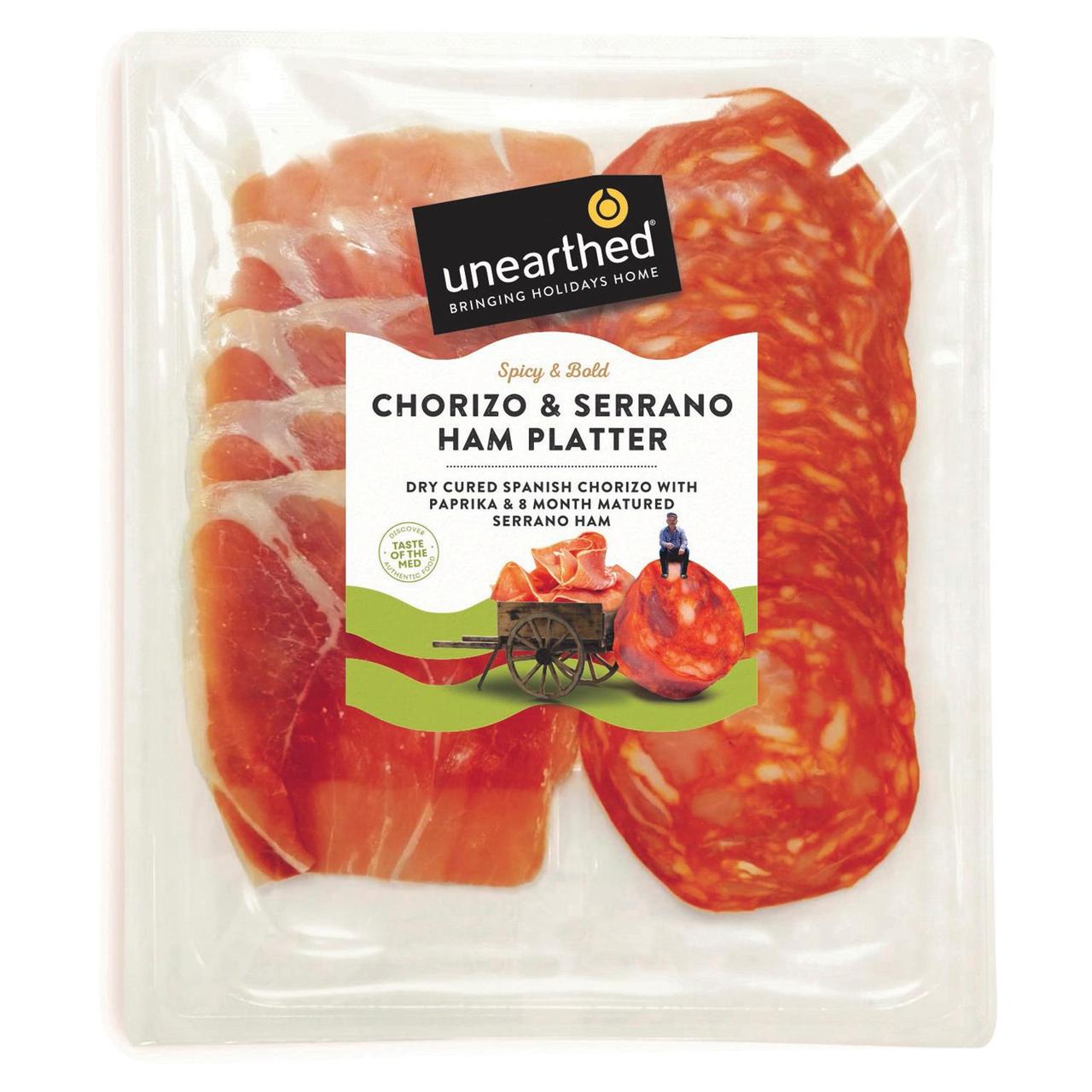 Unearthed Chorizo & Serrano Platter