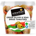 Unearthed Green Olives & Semi Dried Tomatoes 330g