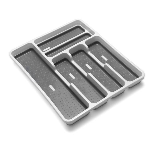 Addis Premium Drawer Organiser, White & Grey 