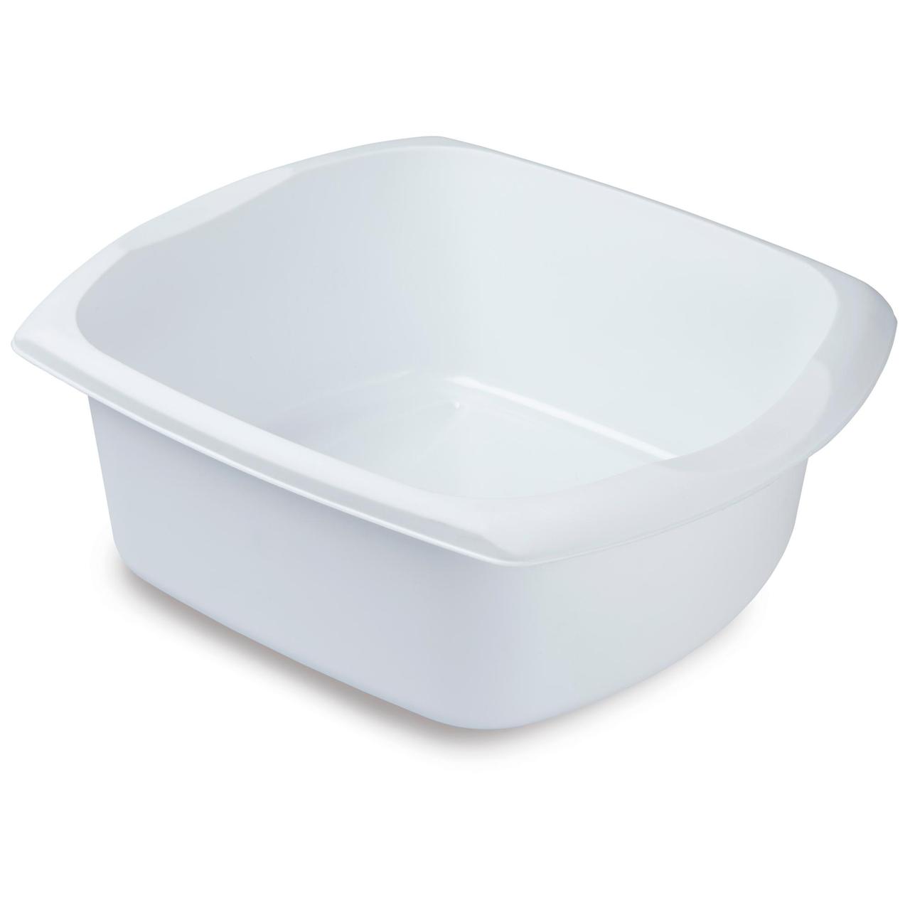 Addis Large Rectangular Washing Up Bowl 9.5 litre White