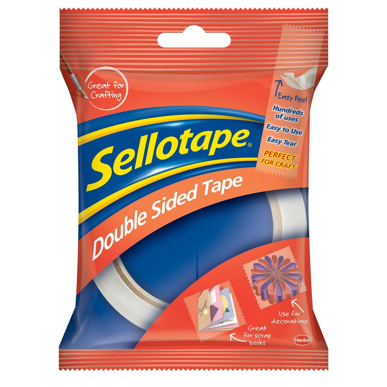 Sellotape Double Sided Tape 12Mmx33m