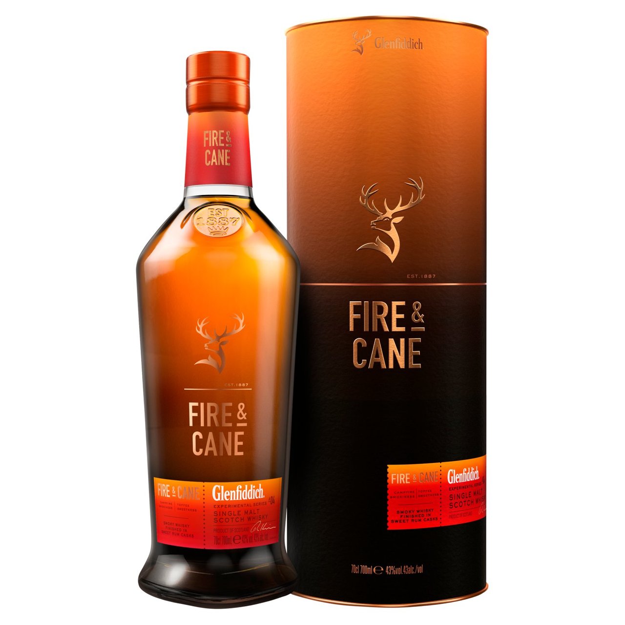 Glenfiddich Fire & Cane Single Malt Scotch Whisky