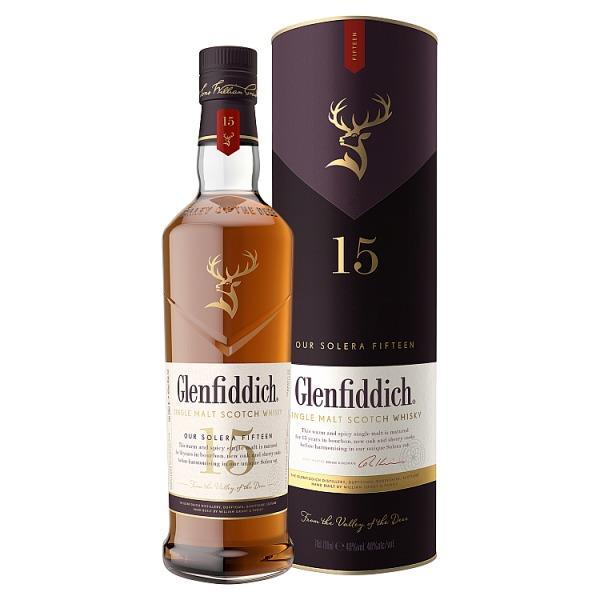 Glenfiddich Single Malt Scotch Whisky 15 Years Old