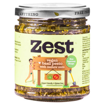 Zest Vegan Basil Pesto  165g