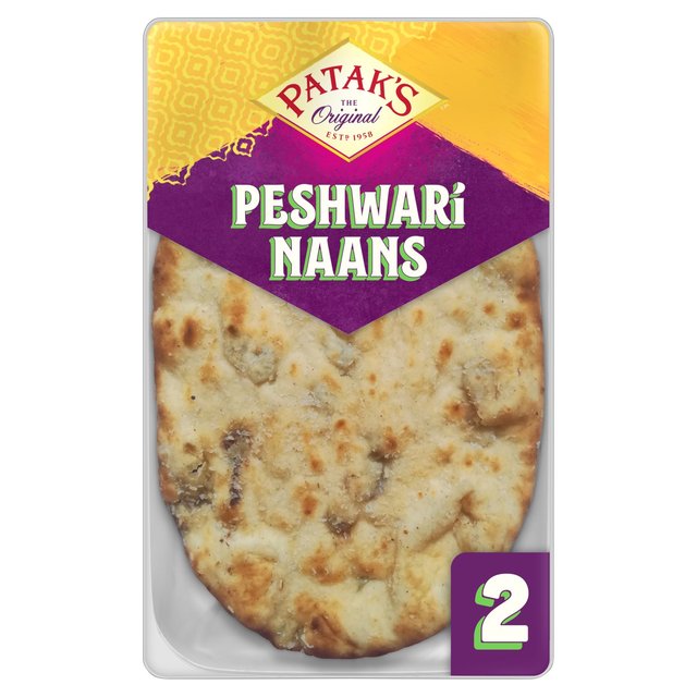 Patak's The Original 2 Flame Baked Peshwari Naans