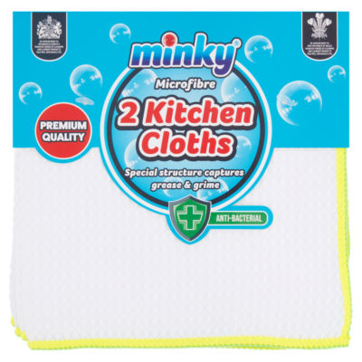 Minky 2 Microfibre Kitchen Cloths