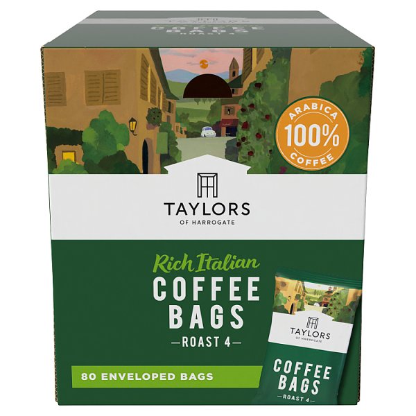 Taylors Of Harrogate Rich Italian Ground Coffee Bags