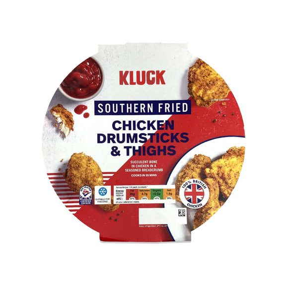 Br: Kluck Southern Fried Chicken Drumsticks And Thighs 800g