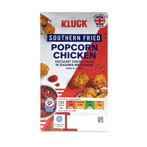 Br: Kluck Southern Fried Popcorn Chicken 250g