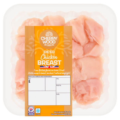 Cherry Wood Farm Diced Chicken Breast 0.250kg