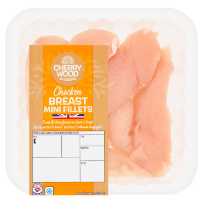 Cherry Wood Farm Chicken Breast Mini Fillets 0.250kg