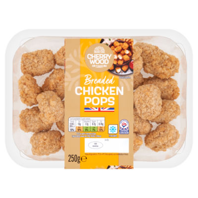 Cherry Wood Farm Breaded Chicken Pops 250g