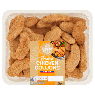 Cherry Wood Farm Breaded Chicken Goujons 1.0kg