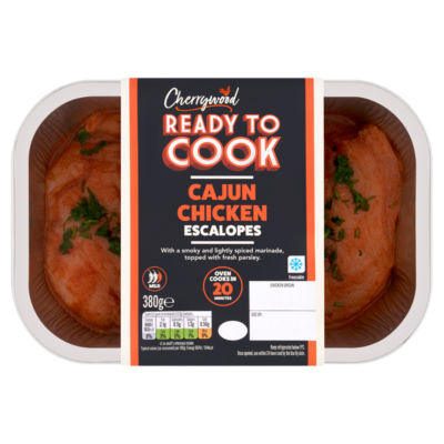 Cherrywood Cajun Chicken Escalopes 380g