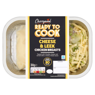 Cherrywood Cheese & Leek Chicken Breasts 384g